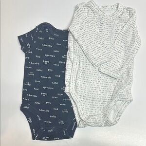 Kids One Pieces Set - Black and White